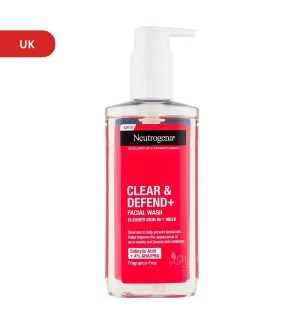 Neutrogena Clear & Defend+ Facial Wash 200mL