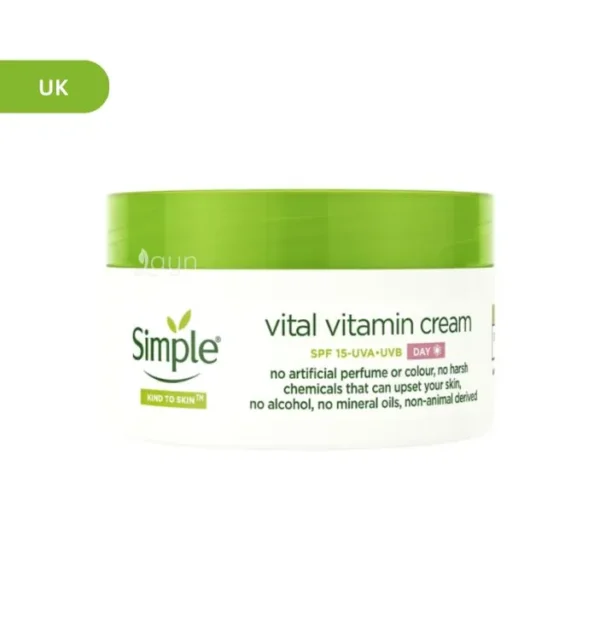 Simple Vital Vitamin Cream with SPF15 (UK) 50mL