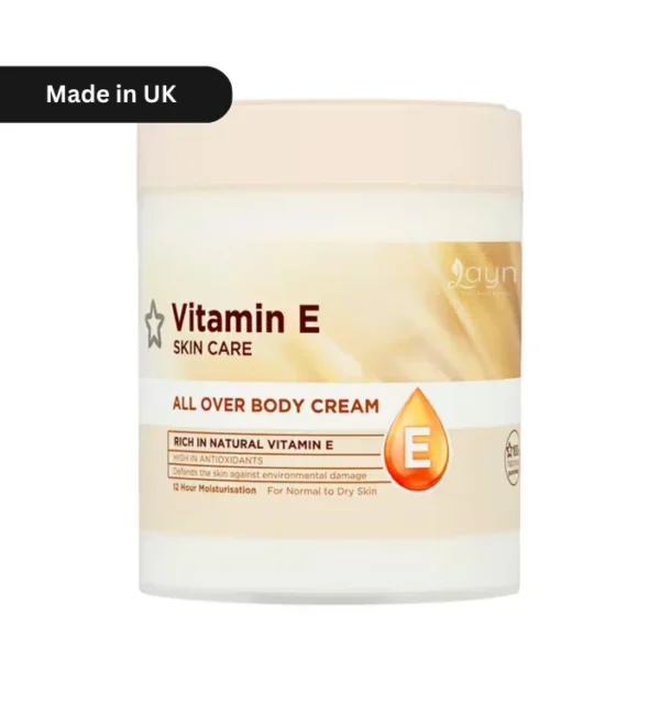 Superdrug Vitamin E All Over Body Cream 12hr 475ml